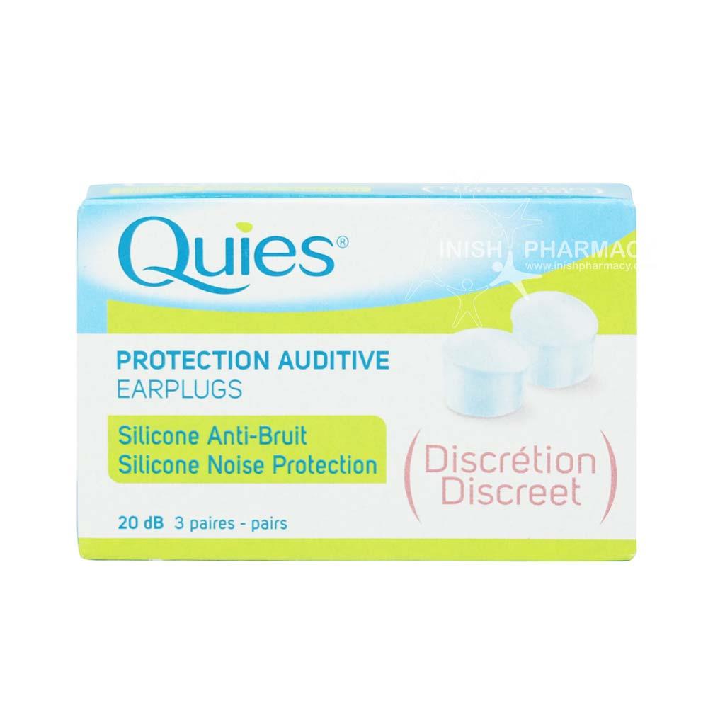Quies Silicone Anti-Noise Earplugs 3 Pairs