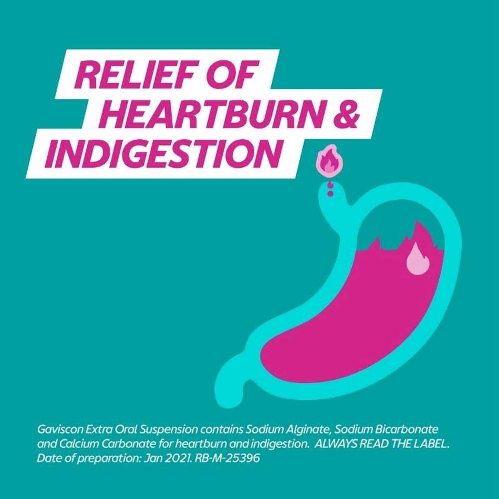 Gaviscon Extra Oral Solution Mint 600ml