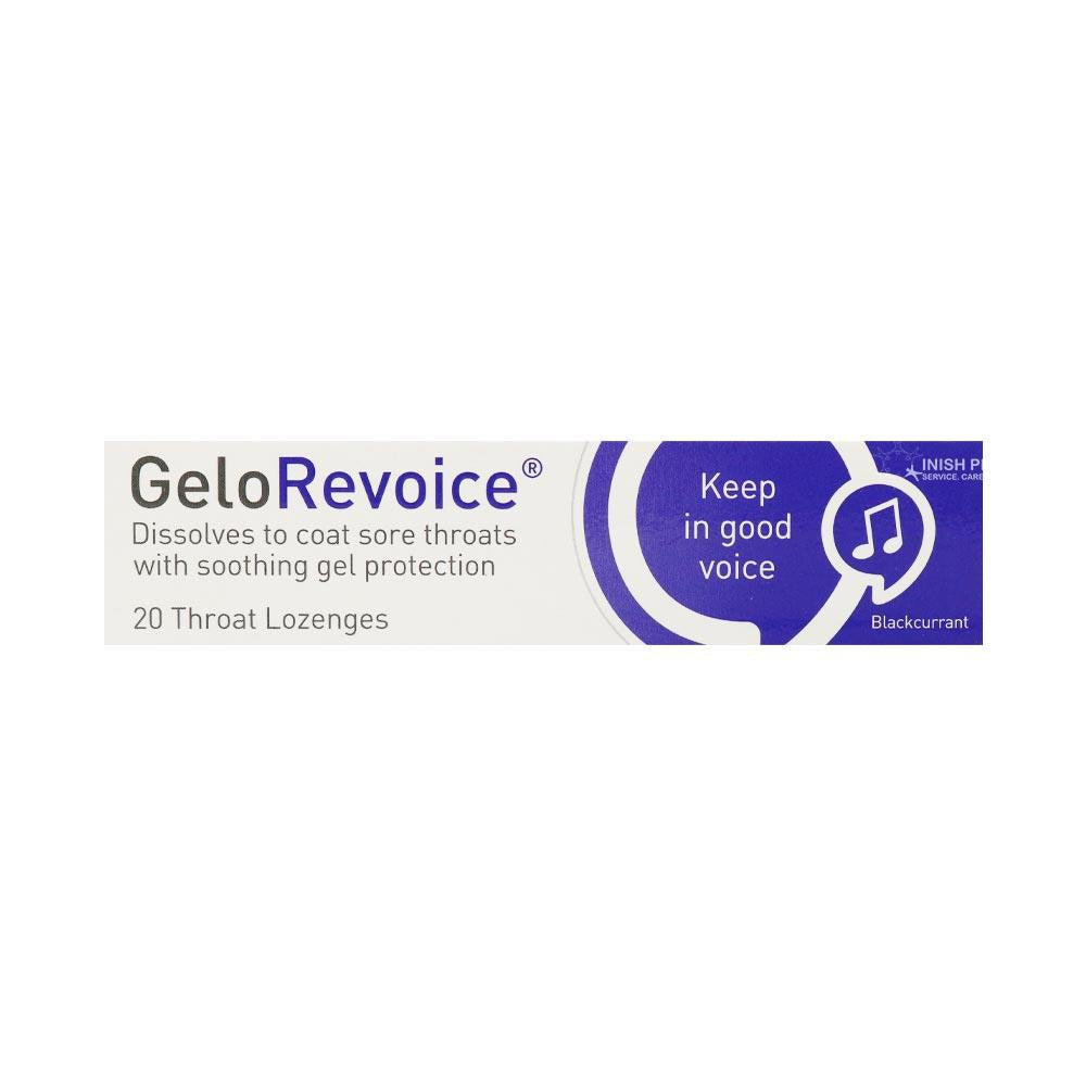 GeloRevoice Blackcurrant Throat Lozenges 20 Pack