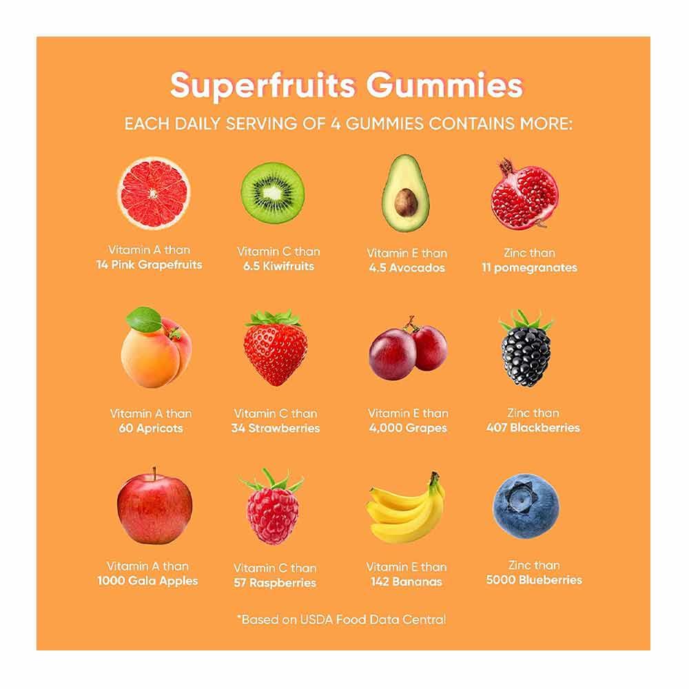 Goli Nutrition Superfruits Gummies 60 Pack