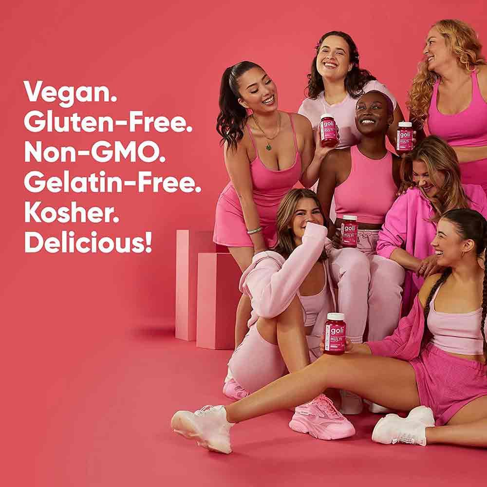 Goli Nutrition Womens Complete Multivitamin Gummies 60 Pack