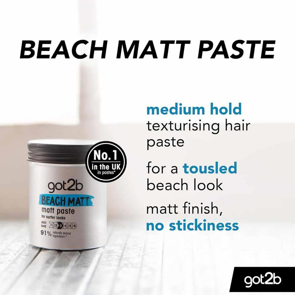 Schwarzkopf Got2b Beach Matt Surfer Look Matt Paste 100ml