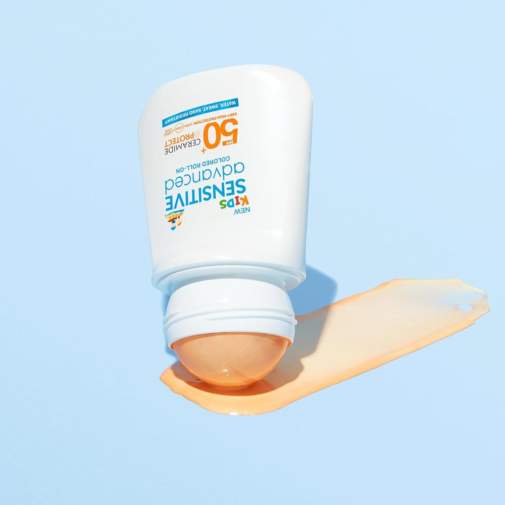 Garnier Ambre Solaire Kids Sensitive Advanced Coloured Roll On SPF50+ 50ml