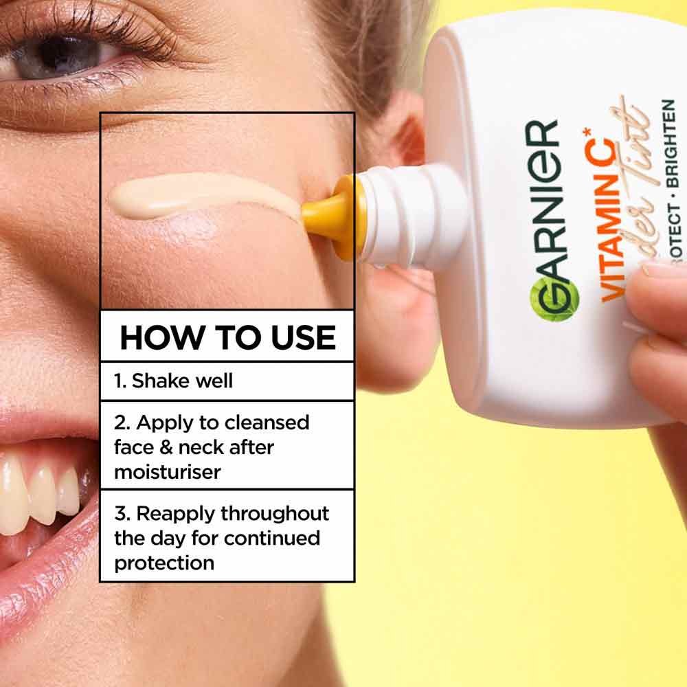 Garnier Vitamin C Wonder Tinted Light Fluid SPF50 40ml