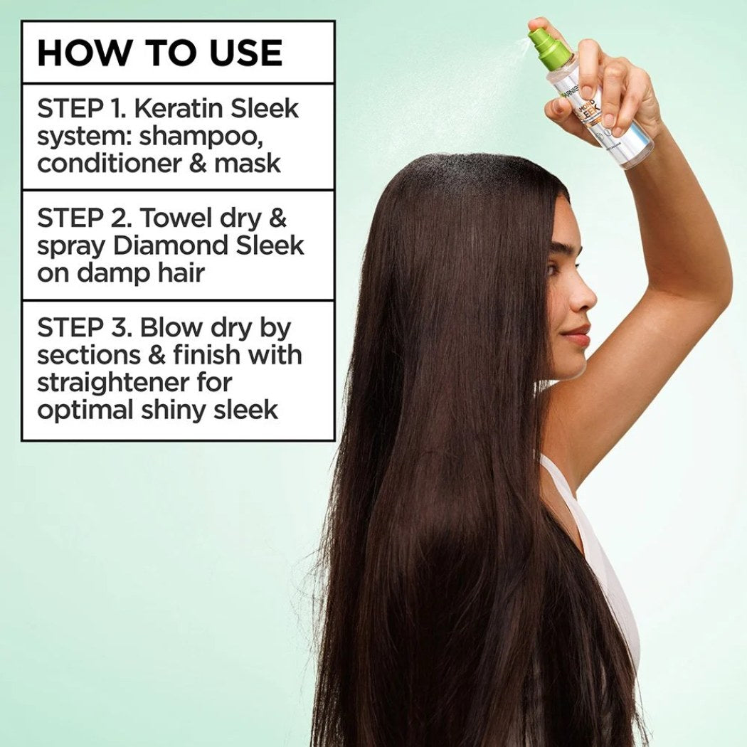 Garnier Keratin Sleek Diamond Spray 150ml