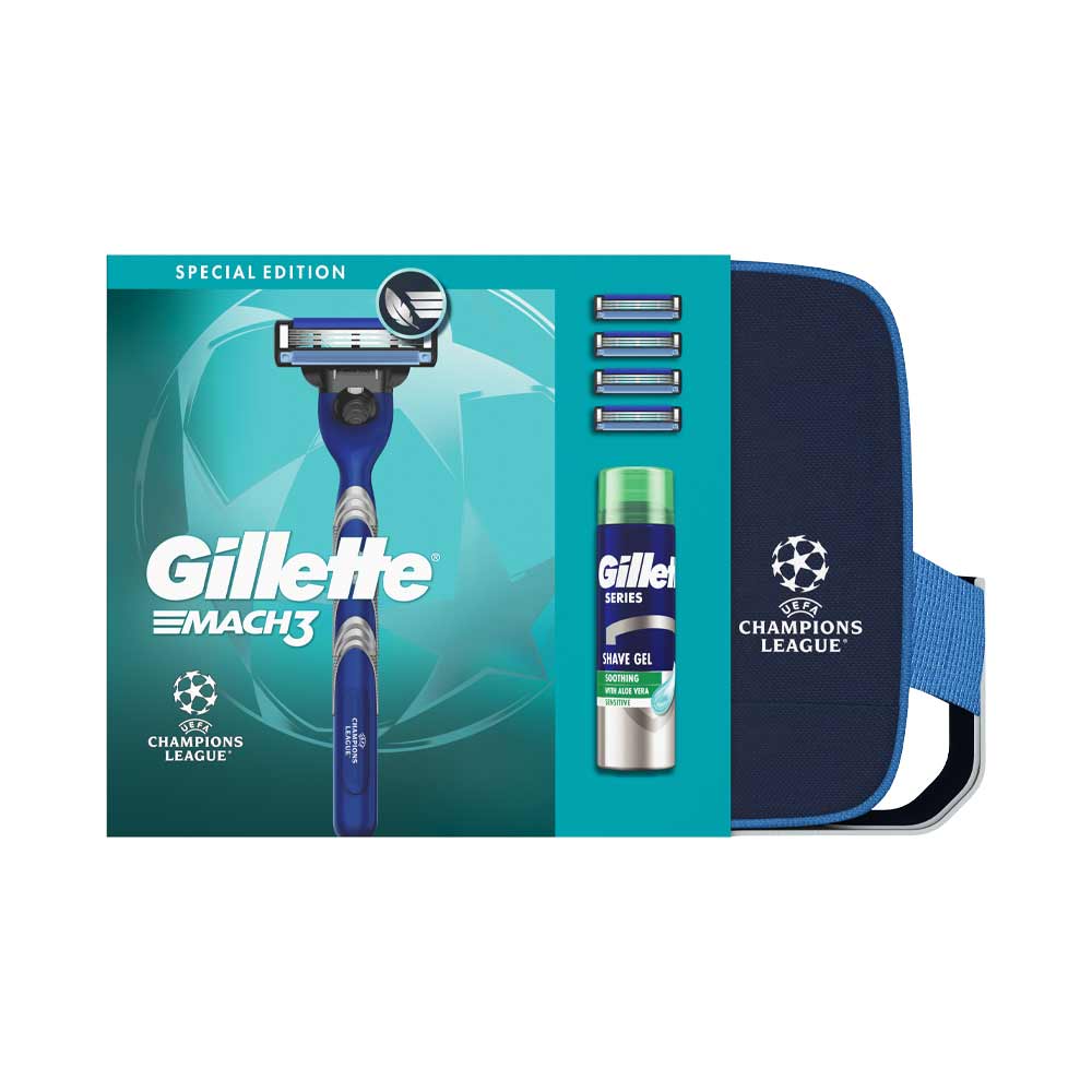 Gillette Mach 3 Razor Washbag Giftset