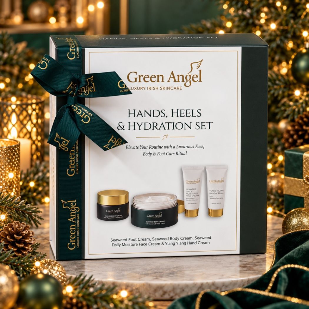 Green Angel Hands Heels & Hydration Set