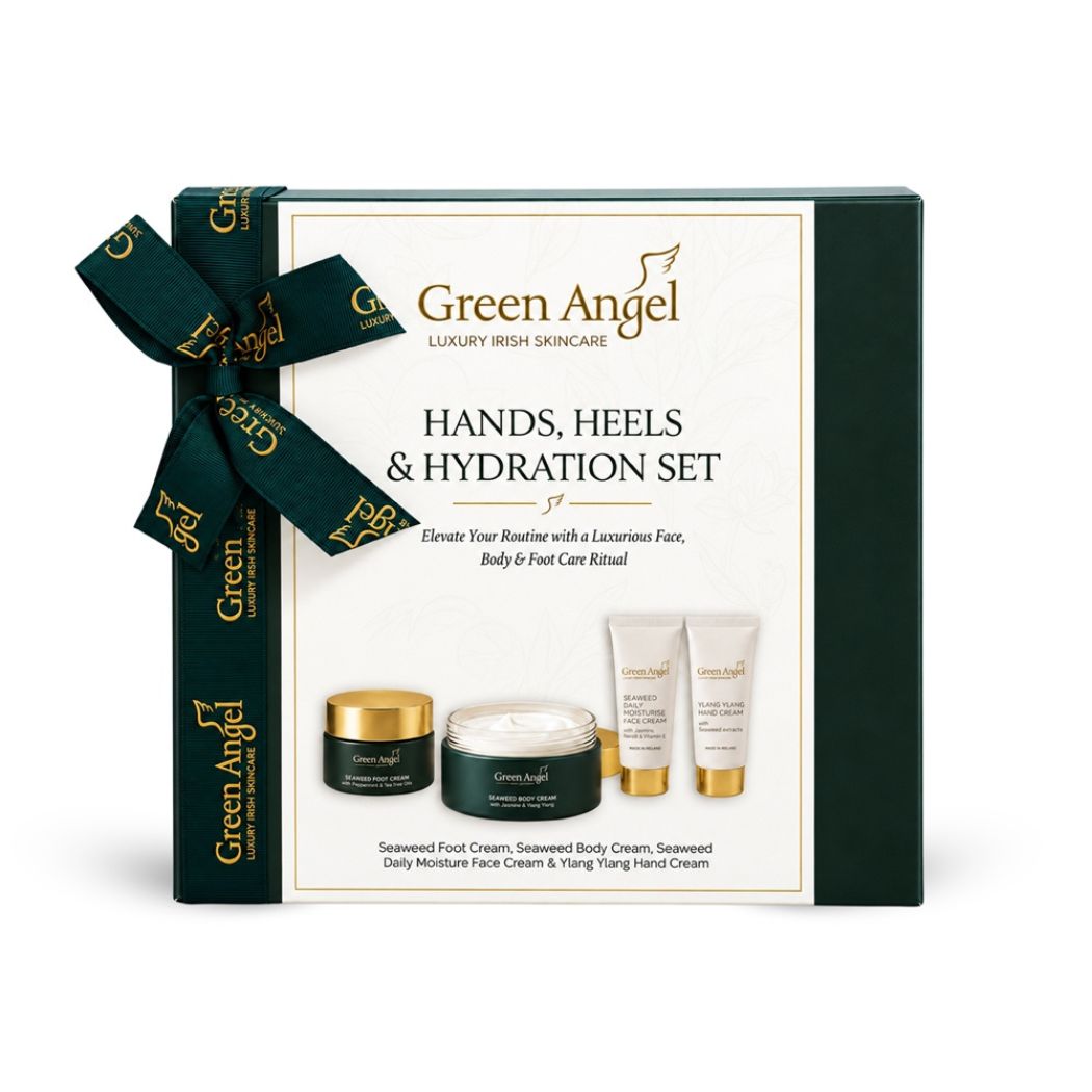 Green Angel Hands Heels & Hydration Set