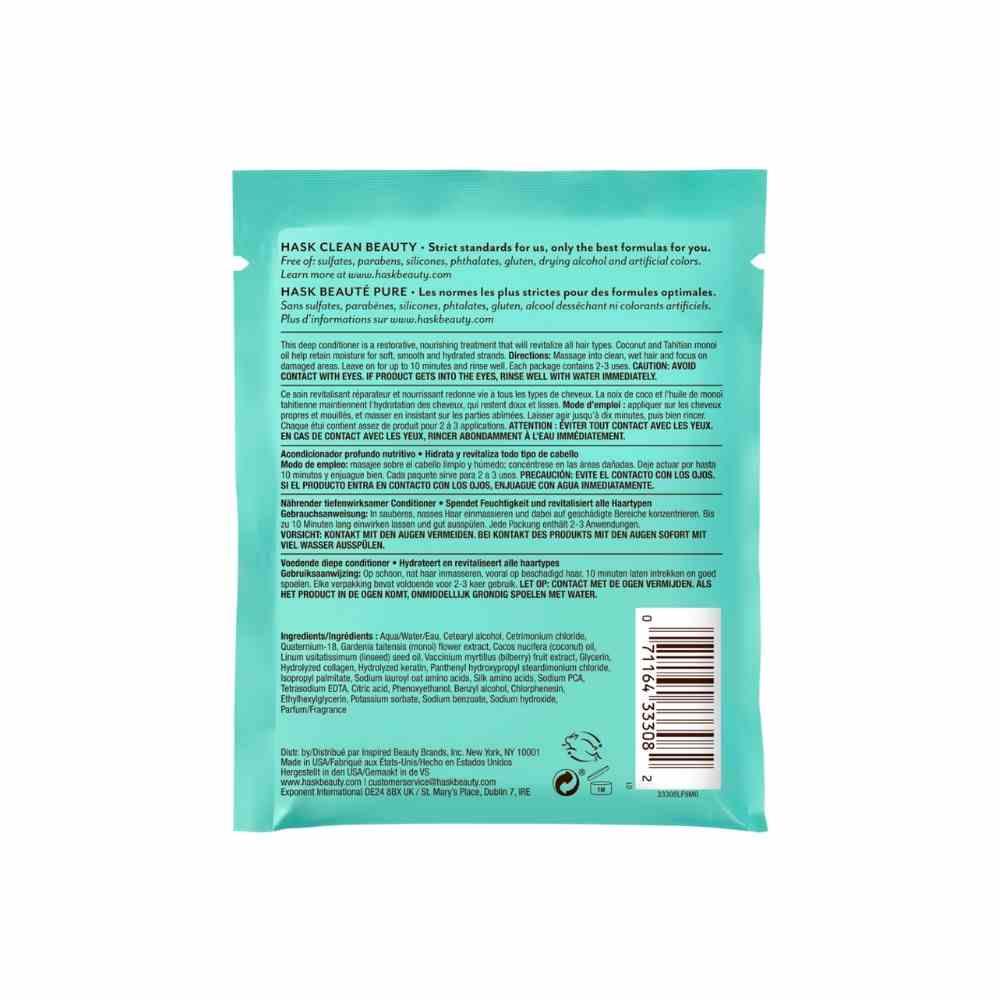 Hask Coconut Oil Moisturising Nourishing Deep Conditioner Treatment 50ml