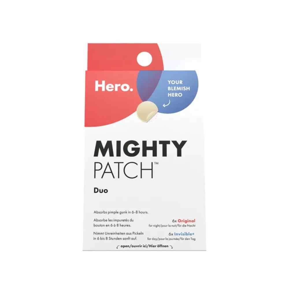 Hero Mighty Patch Duo 12 Pack – dermatologist-developed for healthy skin