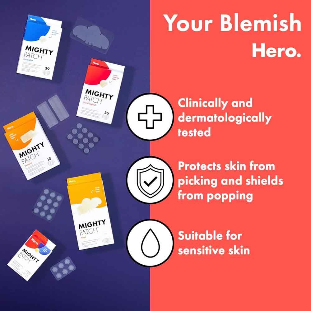 Hero Mighty Patch Nose 10 Pack
