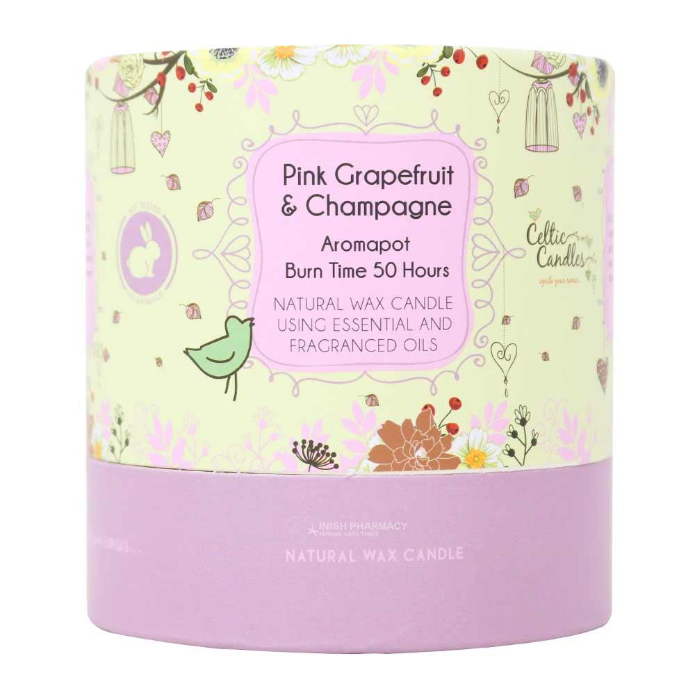Celtic Candles Aromapot Pink Grapefruit & Champagne 20cl