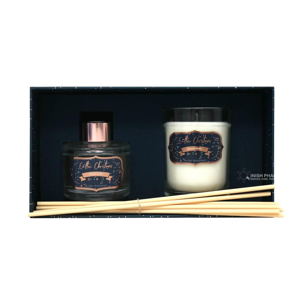 Celtic Candles Nollaig Shona Gift Box