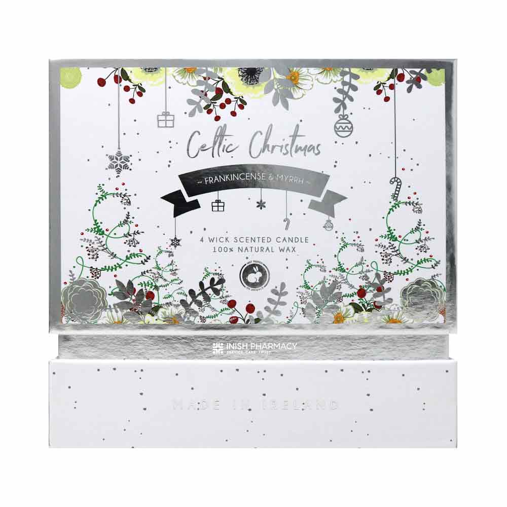 Celtic Candles Frankincense & Myrrh 4-Wick Candle