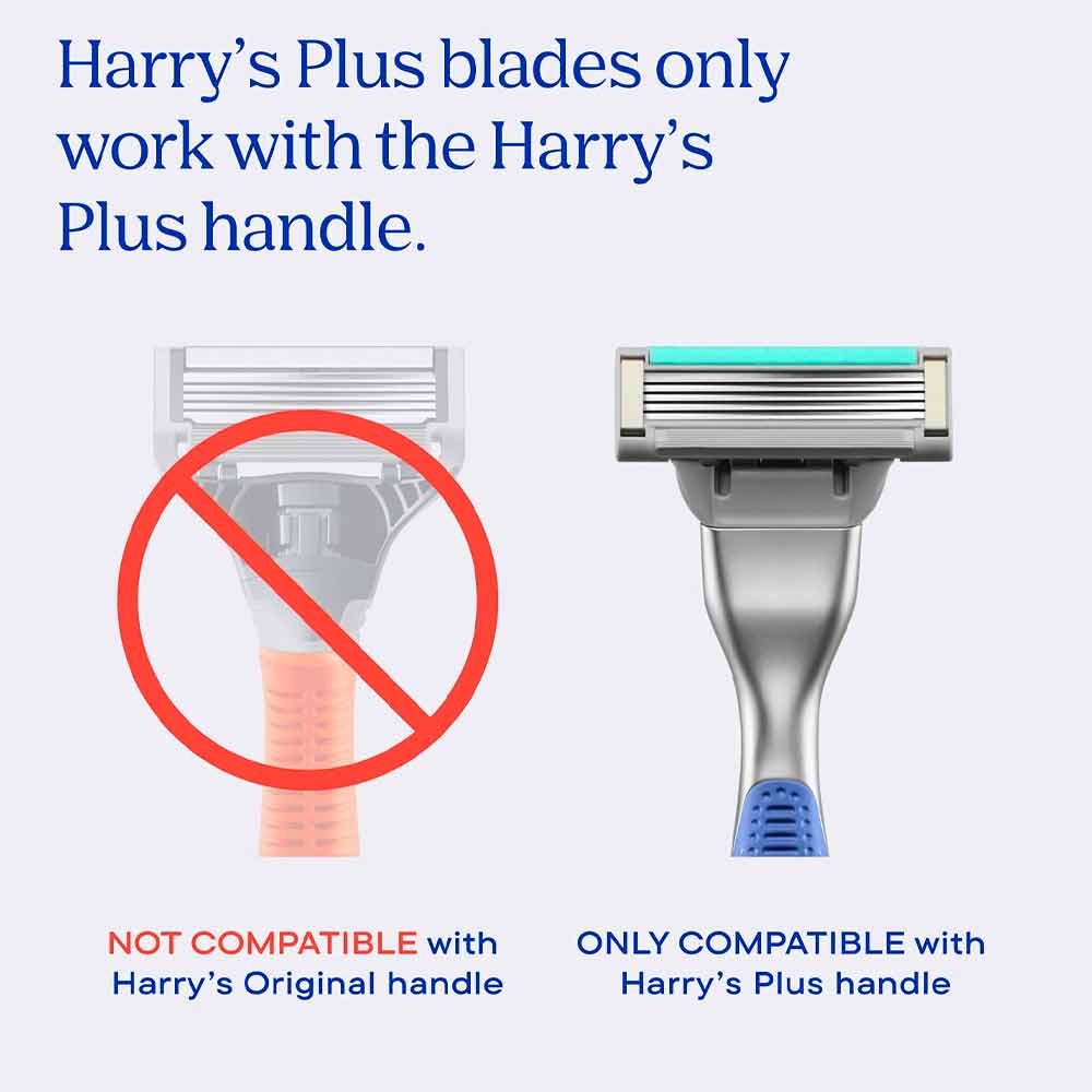 Harry's Plus Razor & 5 Cartridges Starter Pack