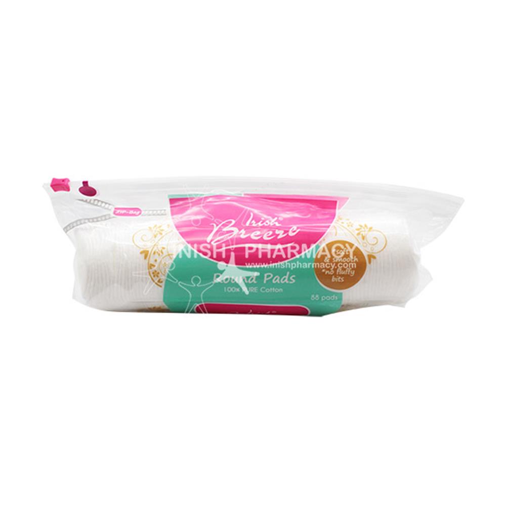 Irish Breeze Pure Cotton Round Pads 88 Pack
