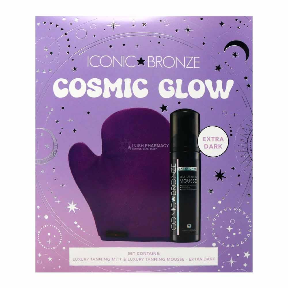 Iconic Bronze Cosmic Glow Extra Dark 2 Piece Gift Set