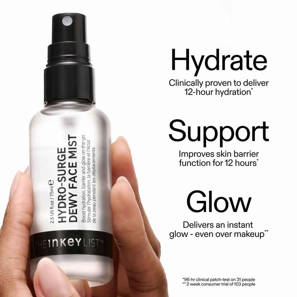 The Inkey List Hydro Surge Dewy Face Mist 75ml