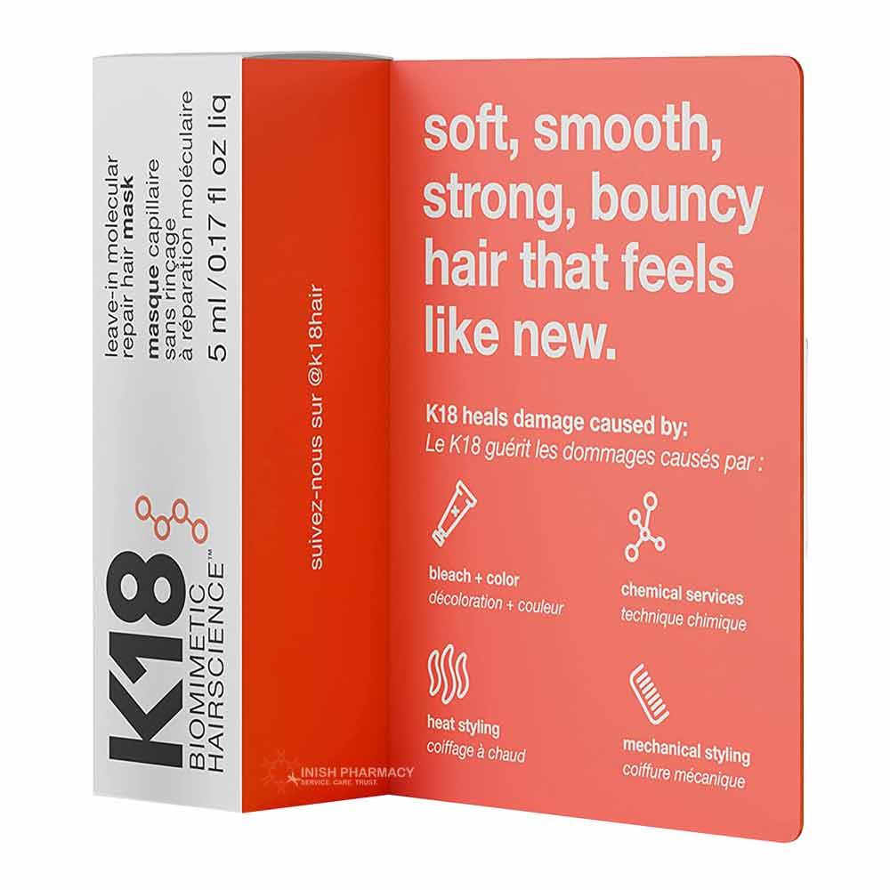 K18 Leave In Molecular Repair Hair Mask 5ml