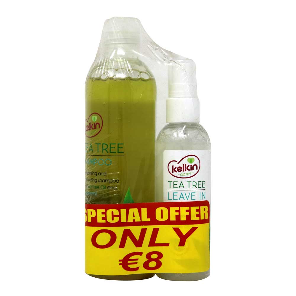 Kelkin Tea Tree Shampoo and Conditioner Special Offer Pack