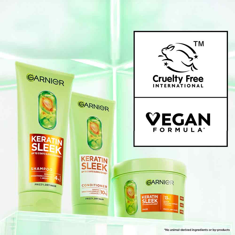 Garnier Keratin Sleek Shampoo 200ml