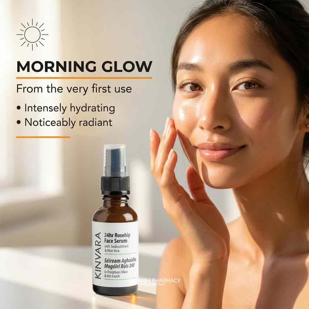Kinvara 24HR Rosehip Face Serum 30ml
