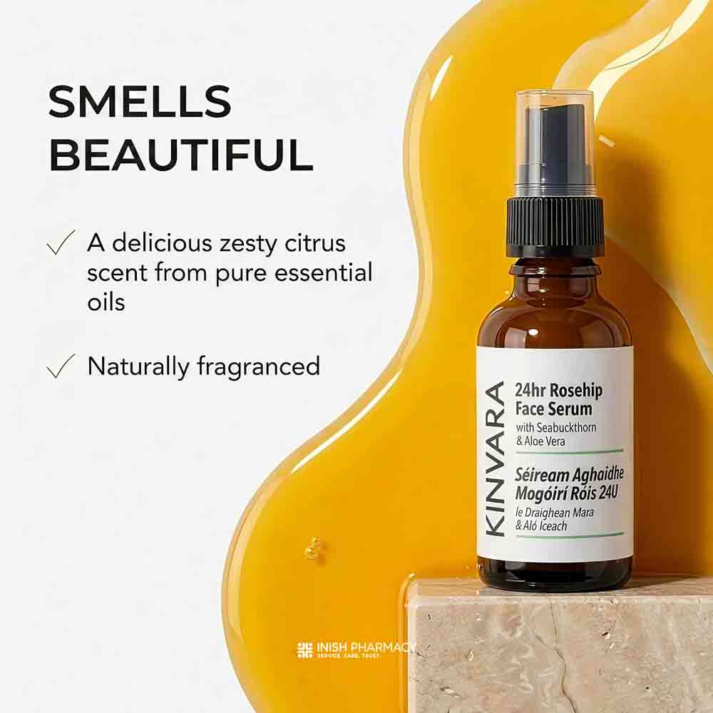 Kinvara 24HR Rosehip Face Serum 30ml