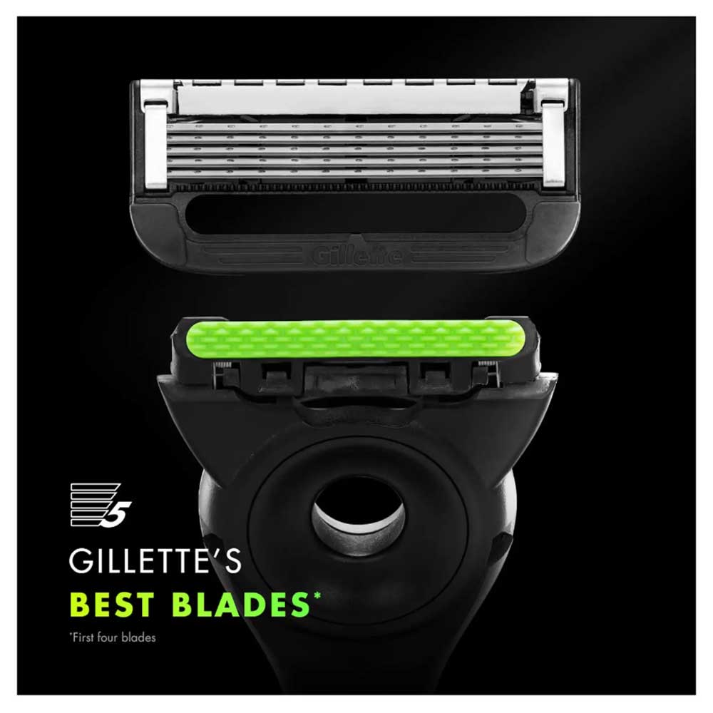 Gillette Labs Exfoliating Razor With Magnetic Docking Stand & Travel Case Set