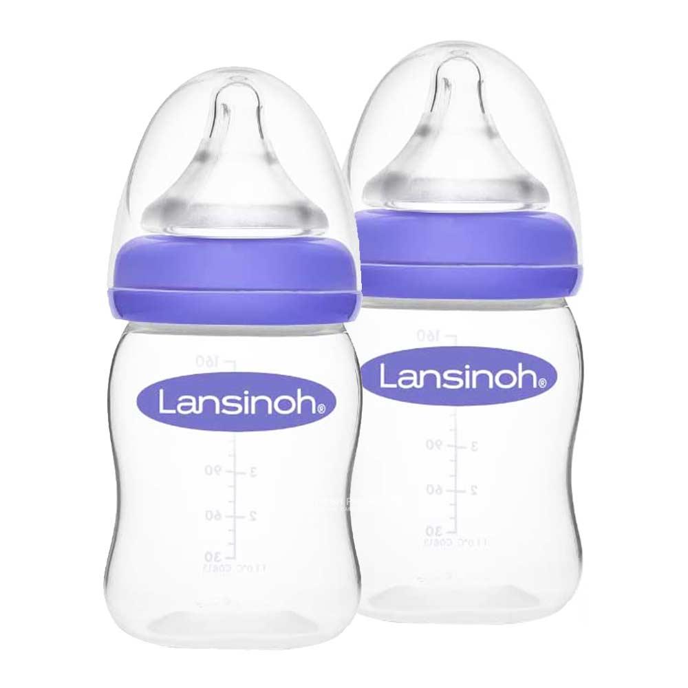 Lansinoh Feeding Bottles 160ml/5oz Twin Pack