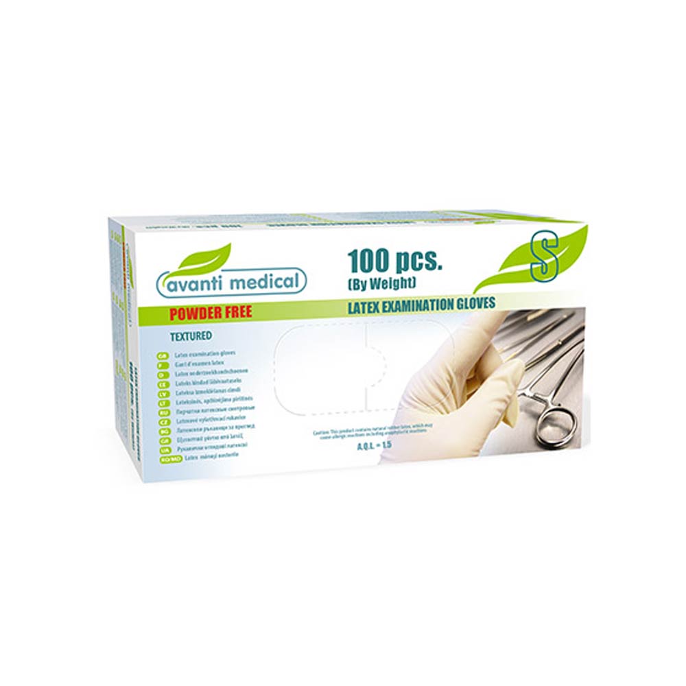 Avanti Medical Latex Powder Free Examination Gloves