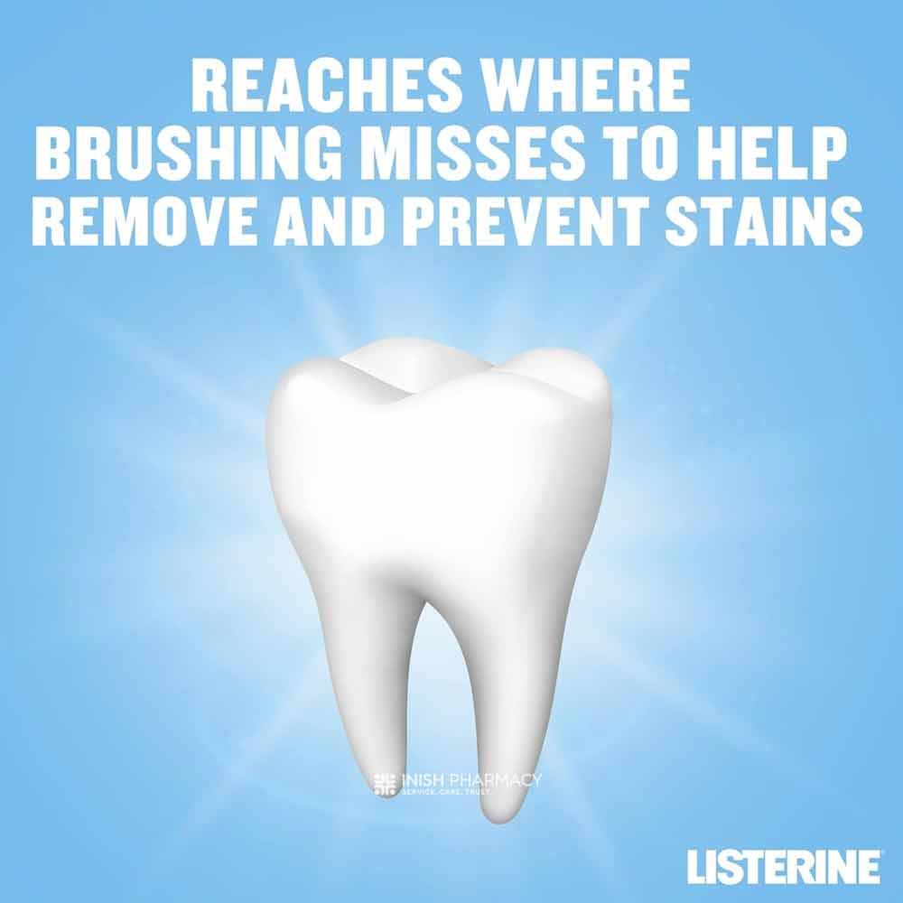 Listerine Advanced White Spearmint Mouthwash 500ml