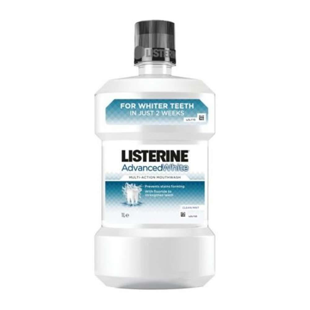 Listerine Advanced White Spearmint Mouthwash 1 Litre