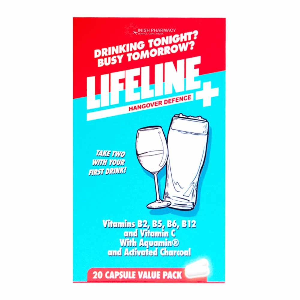 Lifeline Hangover Defence 20 Capsules