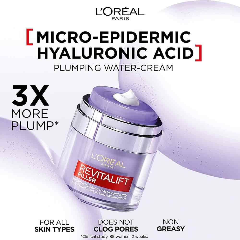 L'Oreal Revitalift Filler Line Plumping Water Cream 50ml