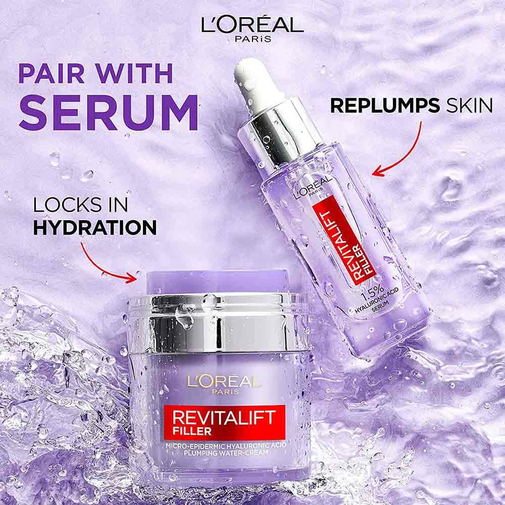 L'Oreal Revitalift Filler Line Plumping Water Cream 50ml