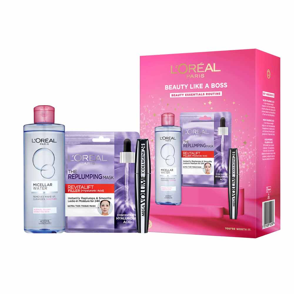 L'Oréal Paris Hyaluronic Beauty like a BOSS Gift Set