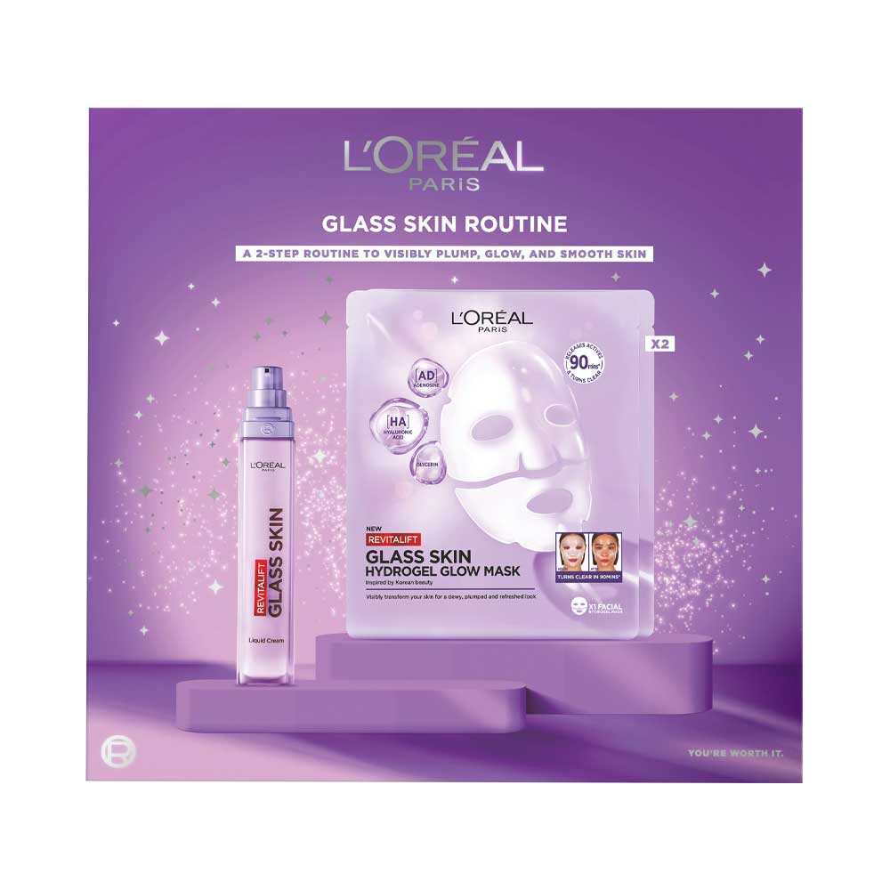 L'Oréal Paris Revitalift Filler Glass Skin Duo Gift Set