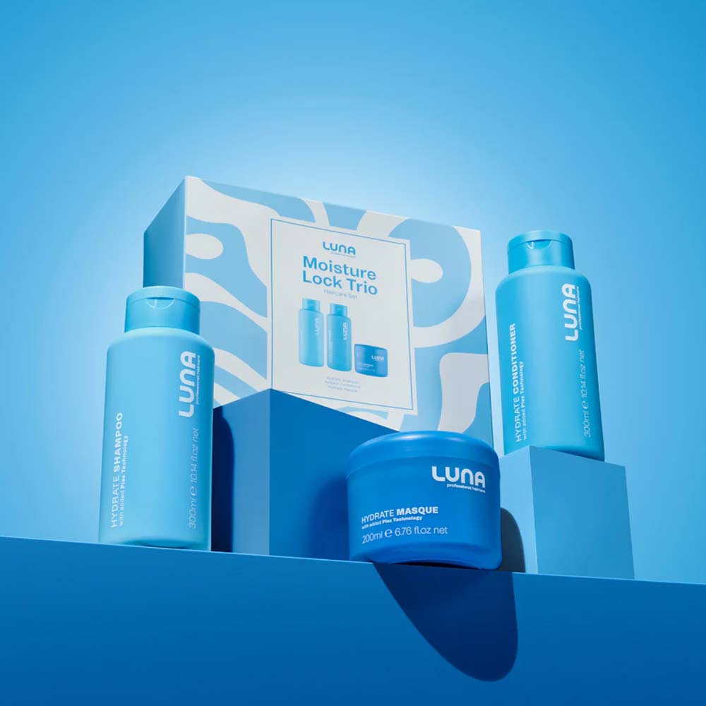 LUNA Professional Moisture Lock Trio Haircare Set
