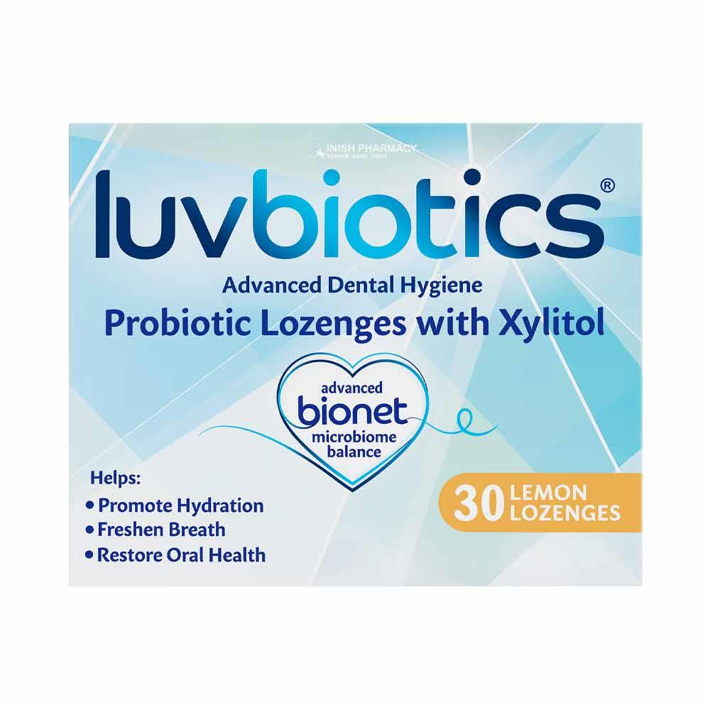 Luvbiotics Lemon Dental Lozenges