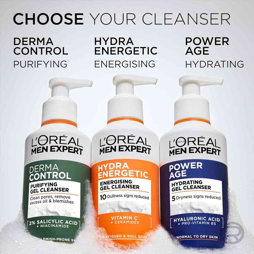 L'Oreal Men Expert Power Age Hydrating Gel Cleanser 260ml