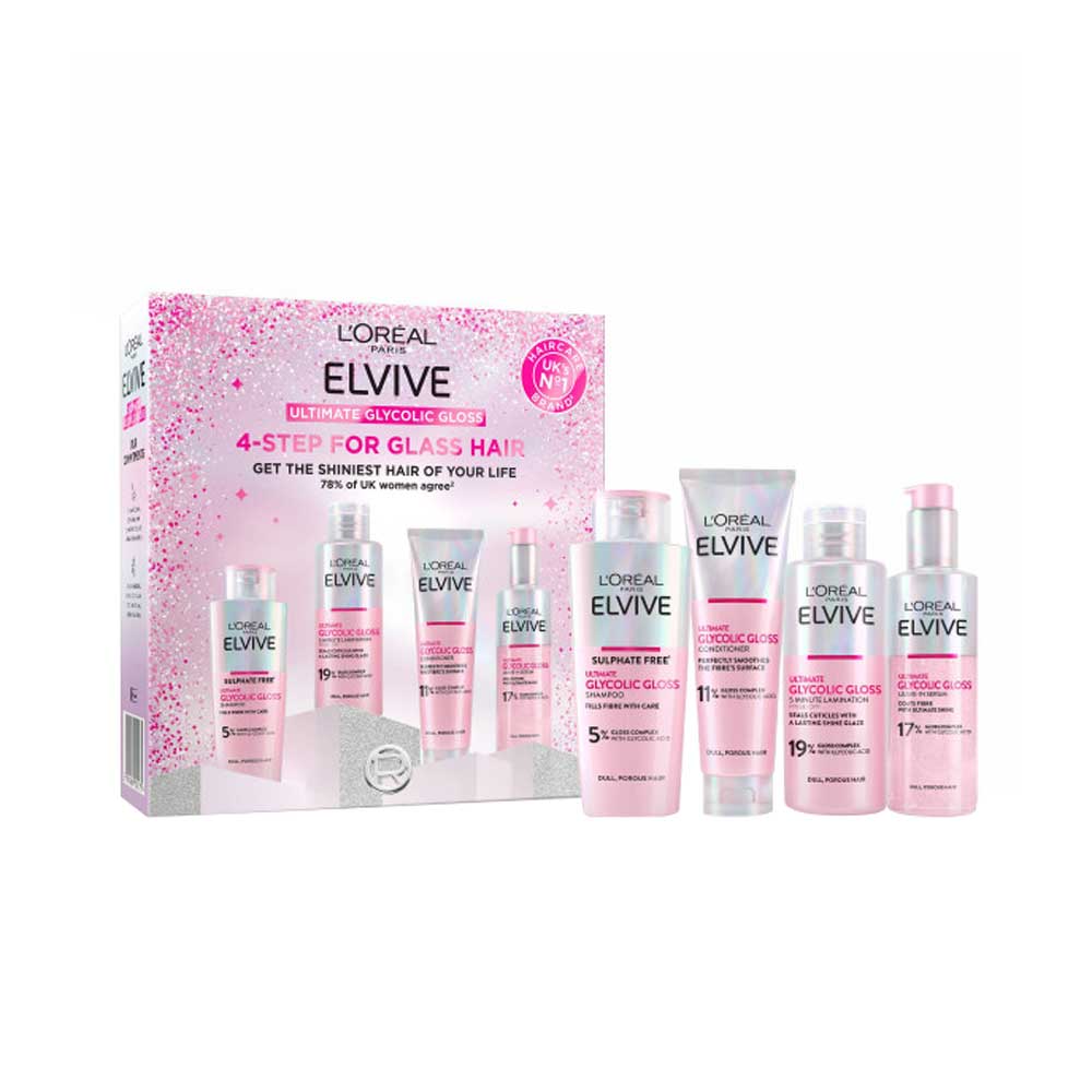 L'Oreal Paris Elvive At-Home Glossing Set