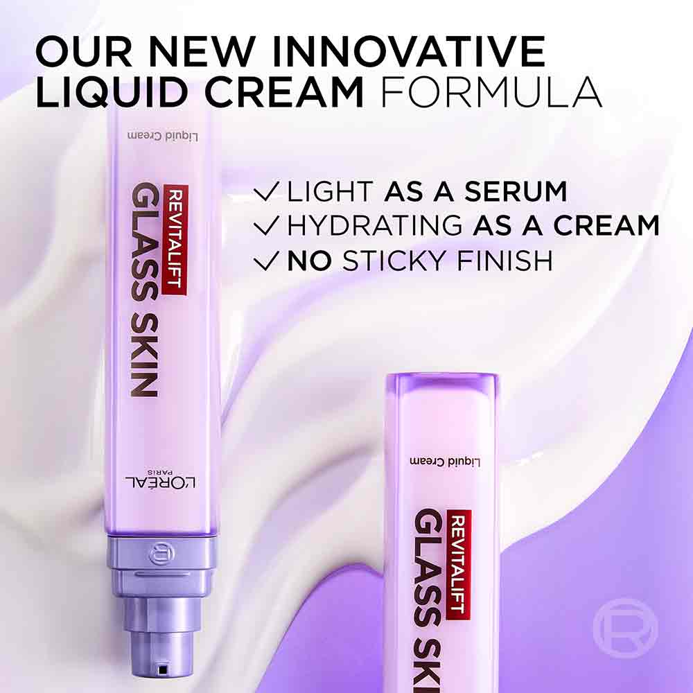 L'Oreal Paris Revitalift Filler Glass Skin Liquid Cream