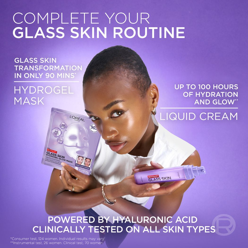 L'Oreal Paris Revitalift Filler Glass Skin Mask
