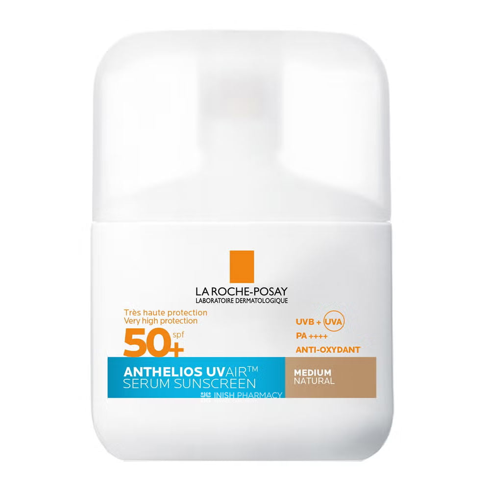 La Roche Posay Anthelios UVAIR Sun Serum SPF50+ Tinted Medium 50ml – moisturises skin with SPF protection