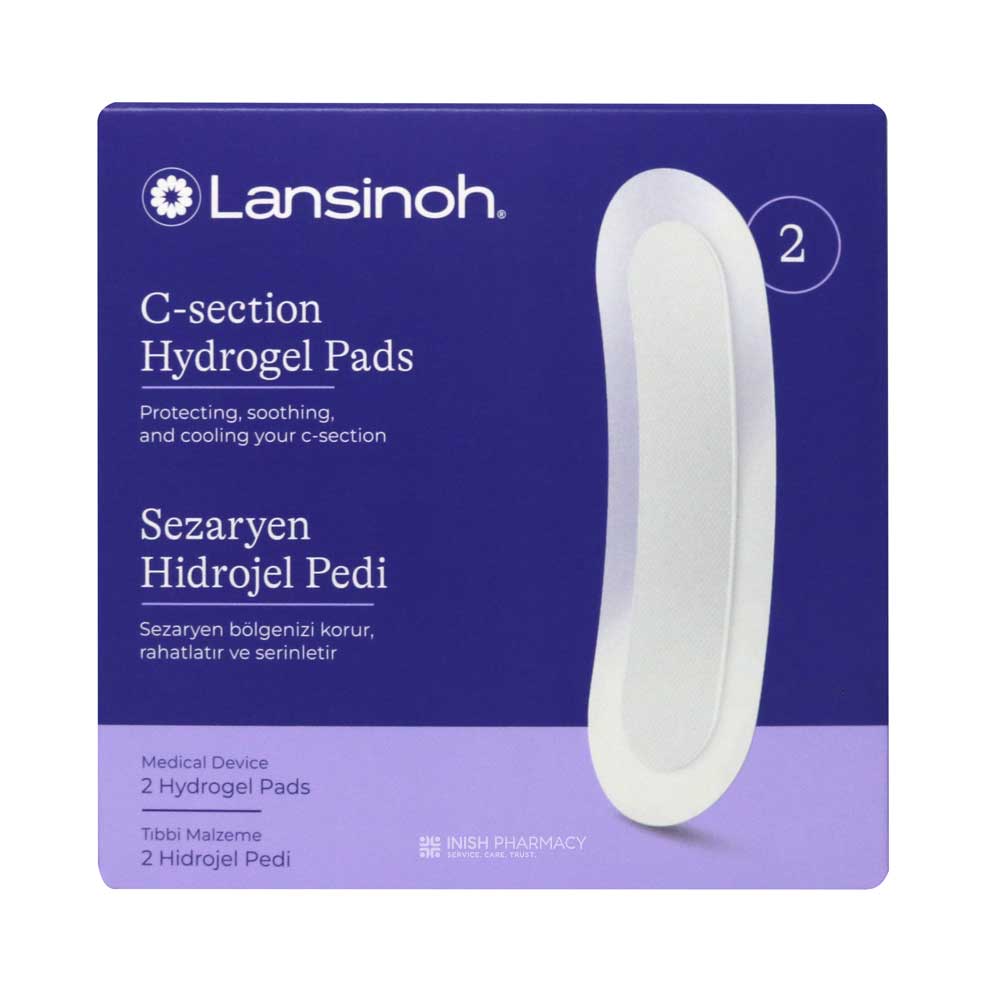Lansinoh C-Section Hydrogel Pads 2 Pack