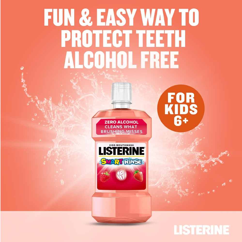 Listerine Smart Rinse Mild Berry Mouthwash