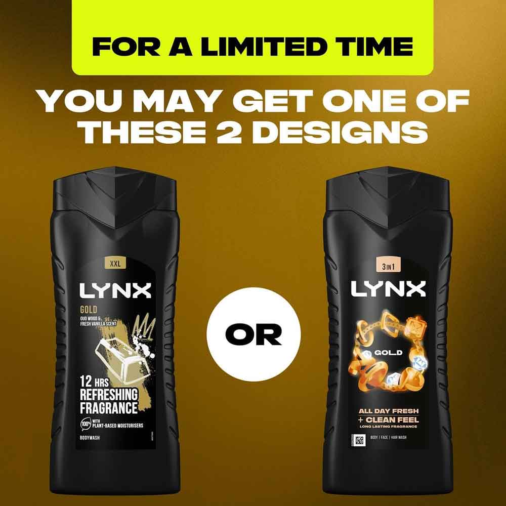 Lynx Shower Gel Gold 500ml