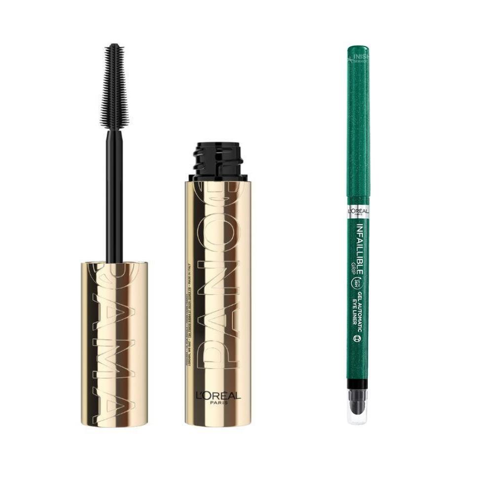 L'Oreal Paris Panorama Mascara & Infallible Eyeliner Green -Bundle Offer