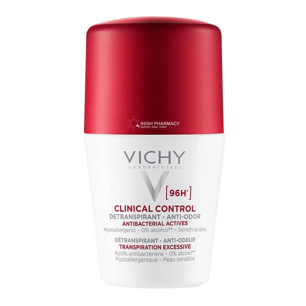 Vichy Deodorant Roll On 96Hr Roll On 50ml