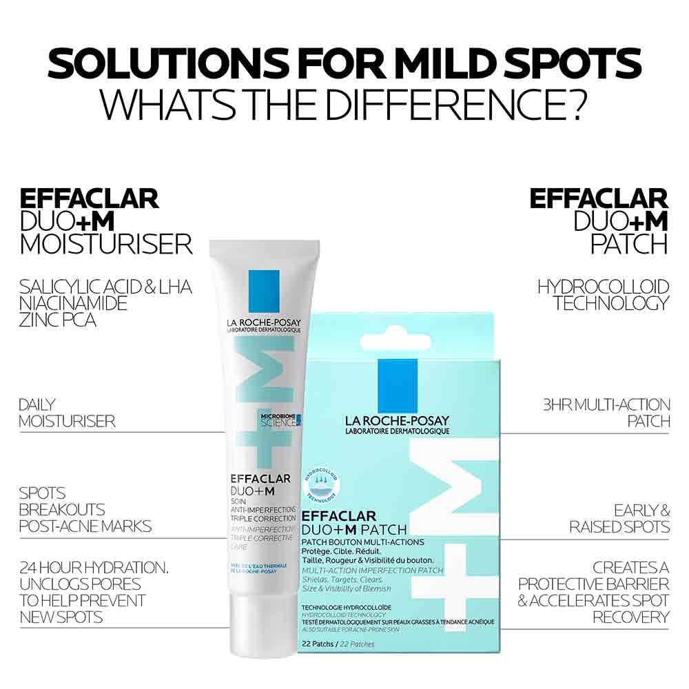 La Roche Posay Effaclar Duo+M Multi-Action Patches for Breakouts 22 Pack